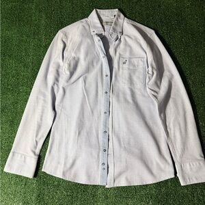 Pierre Cardin Light Blue Casual Button-Down Shirt